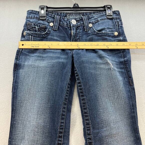 Big Star Women's Liv Bootcut Jeans Size 27R Dark Wash - Picture 3 of 16